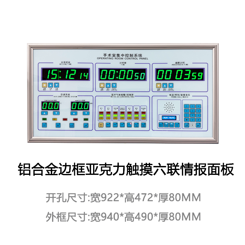 六联铝合金边框