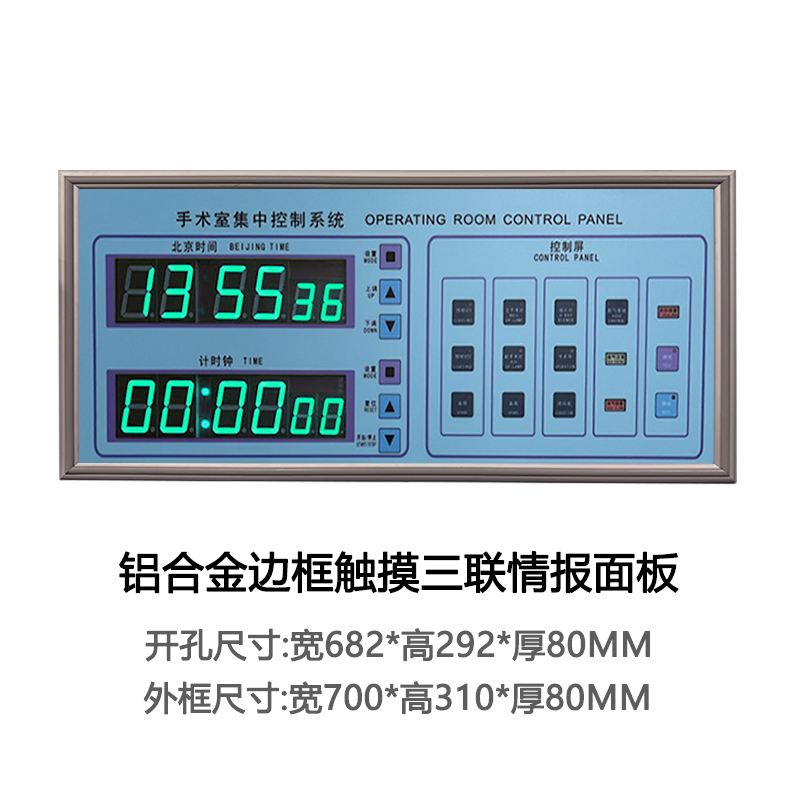 三联铝合金边框