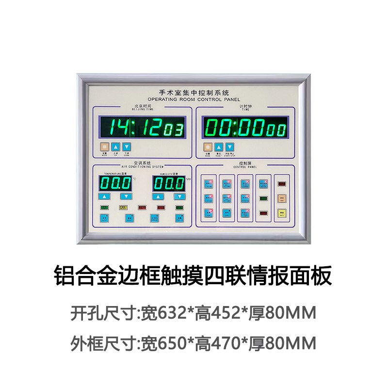 四联铝合金边框