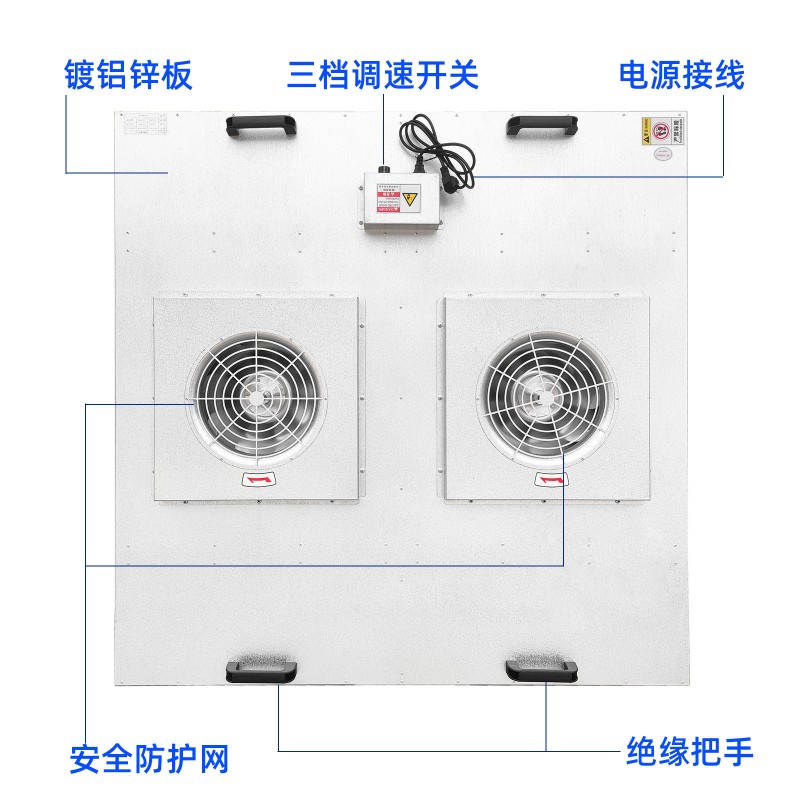 1175交流400双铝叶轮FFU风机过滤单元